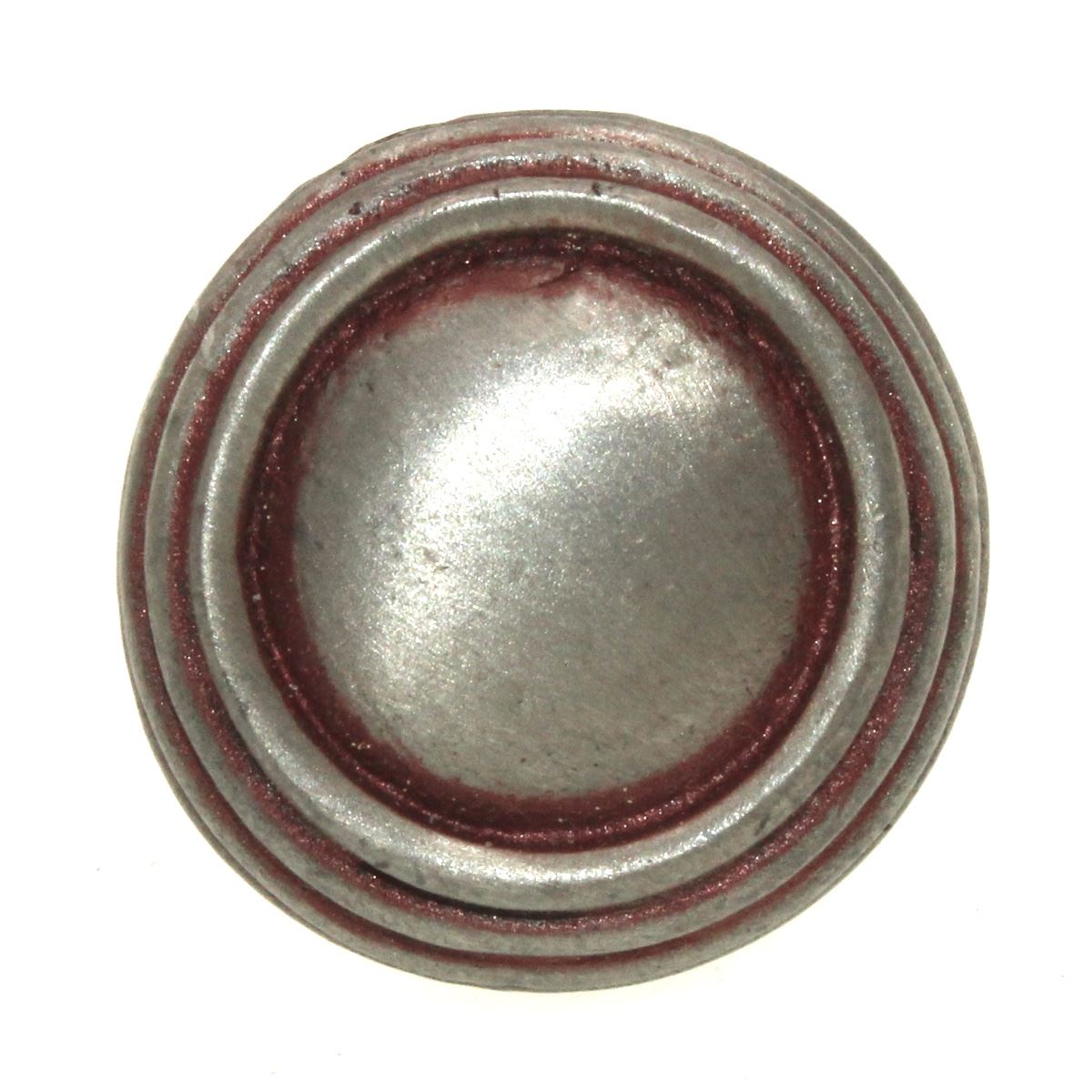 Anne at Home Rustic Sonnet 1 1/4" Cabinet Knob Pewter with Copper Wash 1302-133