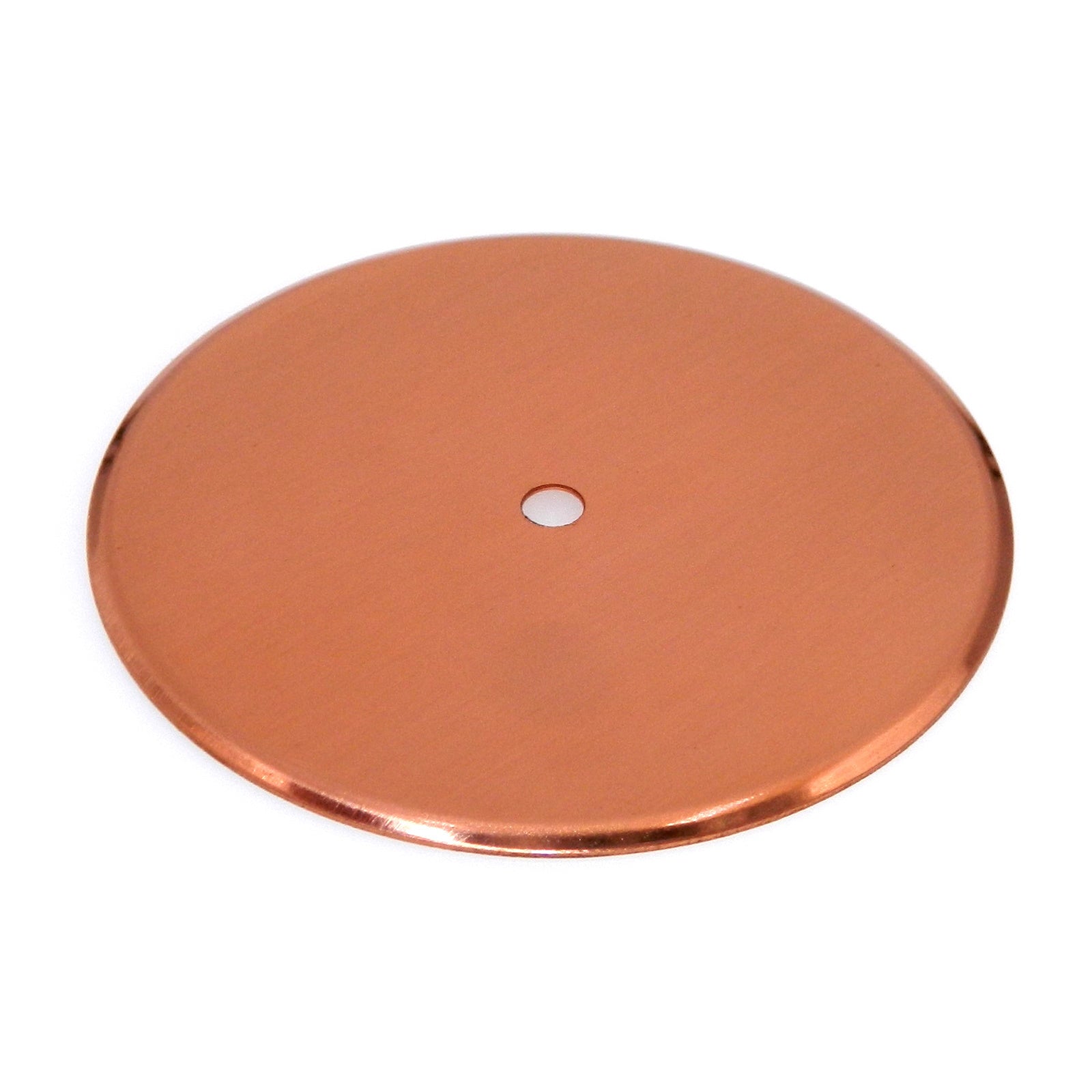 Vintage Washington 1960's Polished Copper 2 1/8" Cabinet Knob Backplate 1303R-CU