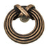 Anne at Home Rustic Sonnet 1 5/8" Ribbon & Reed Ring Pull Antique Gold 1303-21