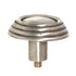 Anne at Home Rustic Sonnet 1 5/8" Ringed Cabinet Knob Satin Pewter 1312-20