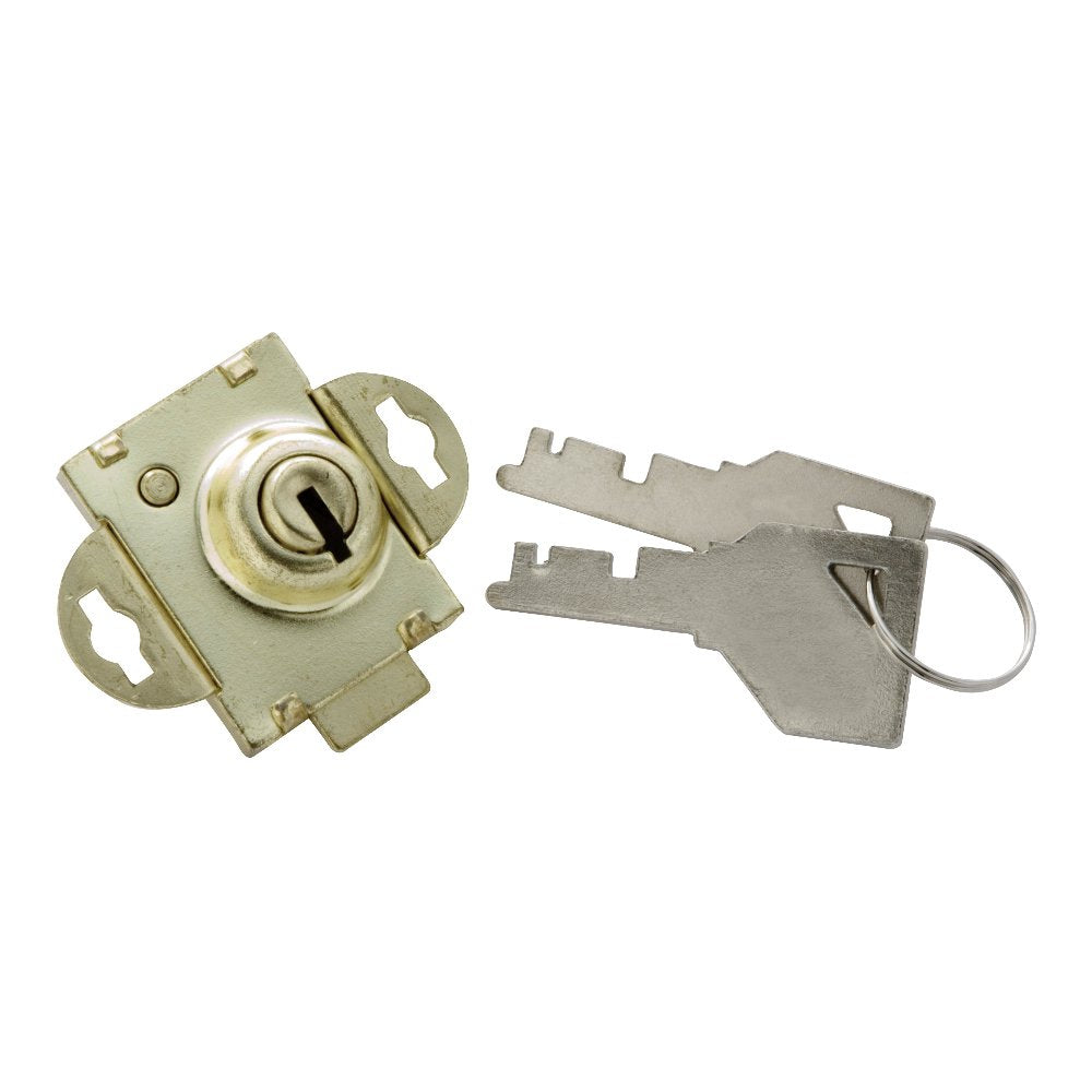 Polished Brass Mailbox Lock Latch, 1/4" Bolt 1319 Hickory