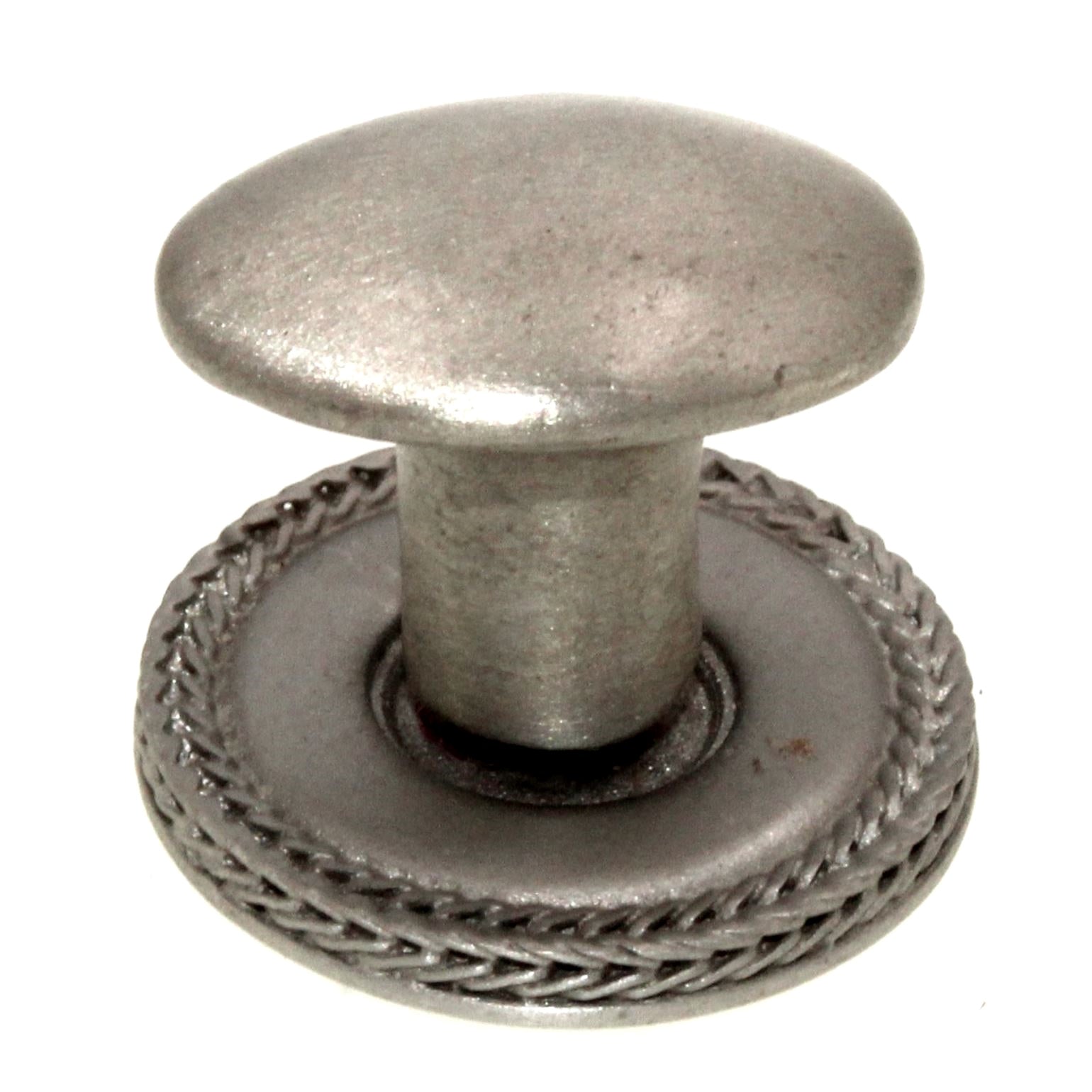 Anne at Home Modern Solo 1 1/4" Cabinet Knob Brushed Natural Pewter 1320-23