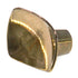 Vintage Washington Solitaire Polished Brass Trapezoid Cabinet Knob 1321R-3