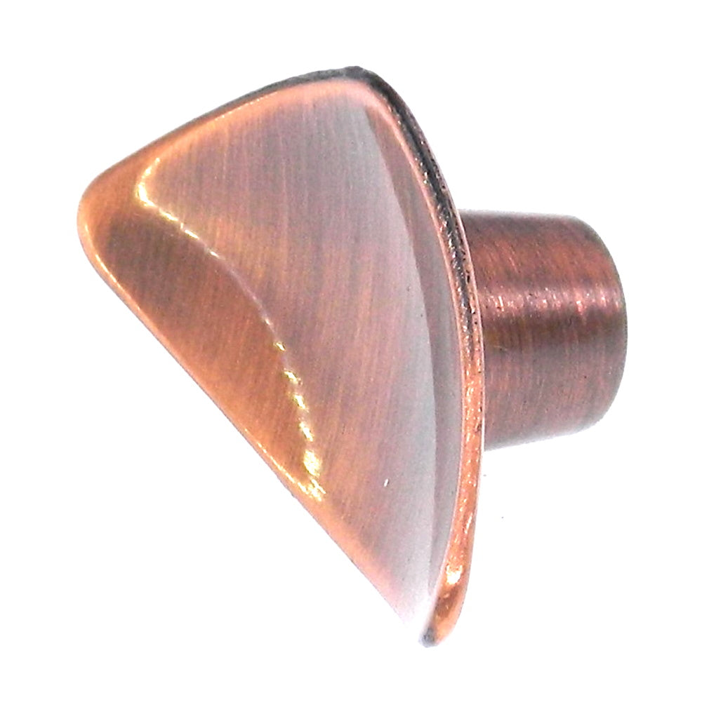 Vintage Washington Solitaire Cellini Copper Soft Triangle Cabinet Knob 1323R-CC