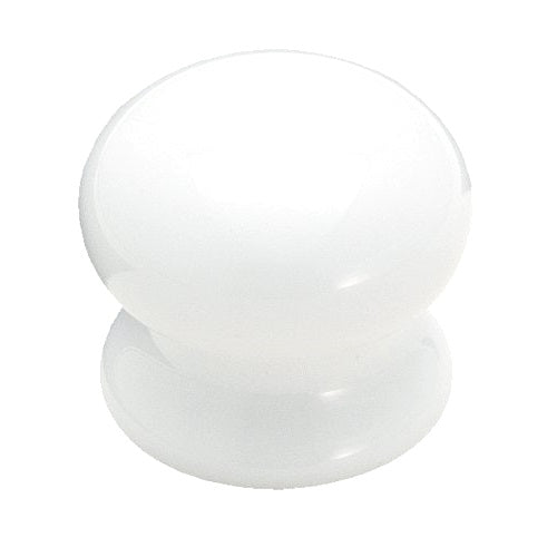 Amerock Allison 1 7/16" White Ceramic Mushroom Cabinet Knob Pull 14221WHT