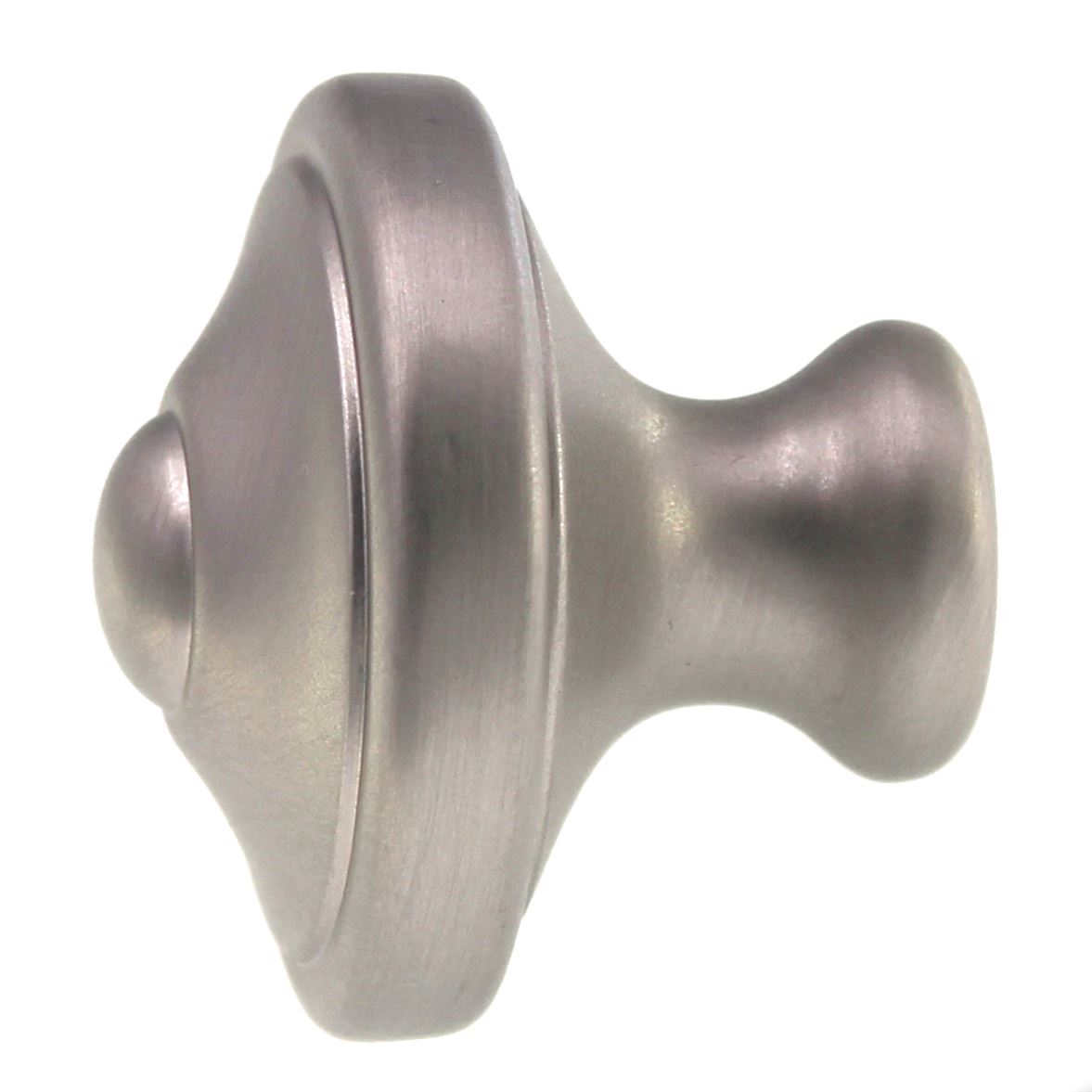 Schaub And Company Charlevoix 1 1/8" Button Cabinet Knob Satin Nickel 150-15