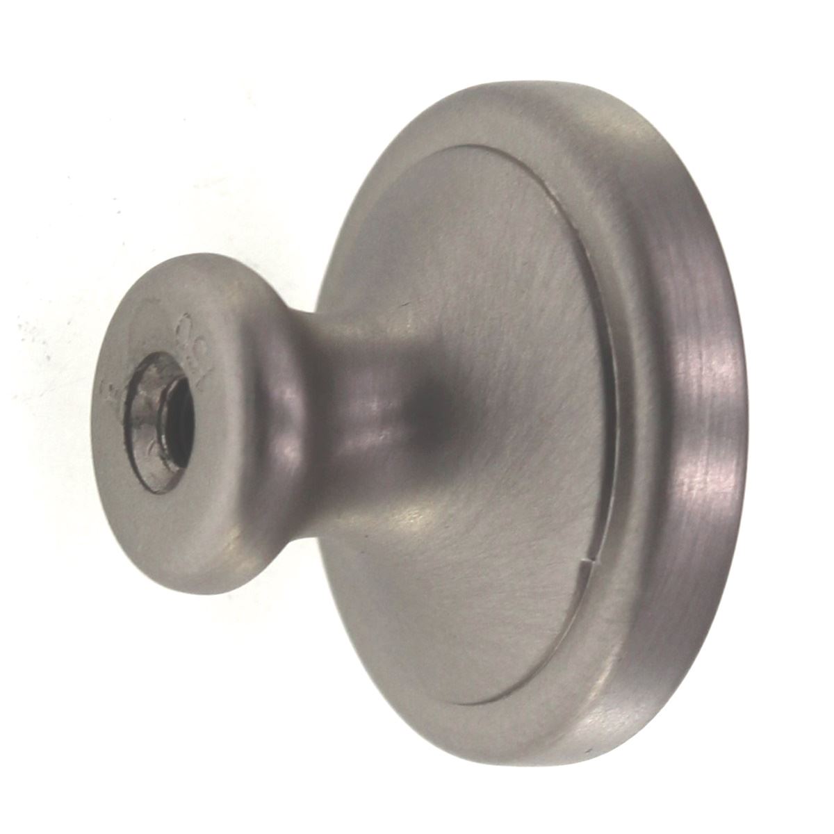 Schaub And Company Charlevoix 1 1/8" Button Cabinet Knob Satin Nickel 150-15