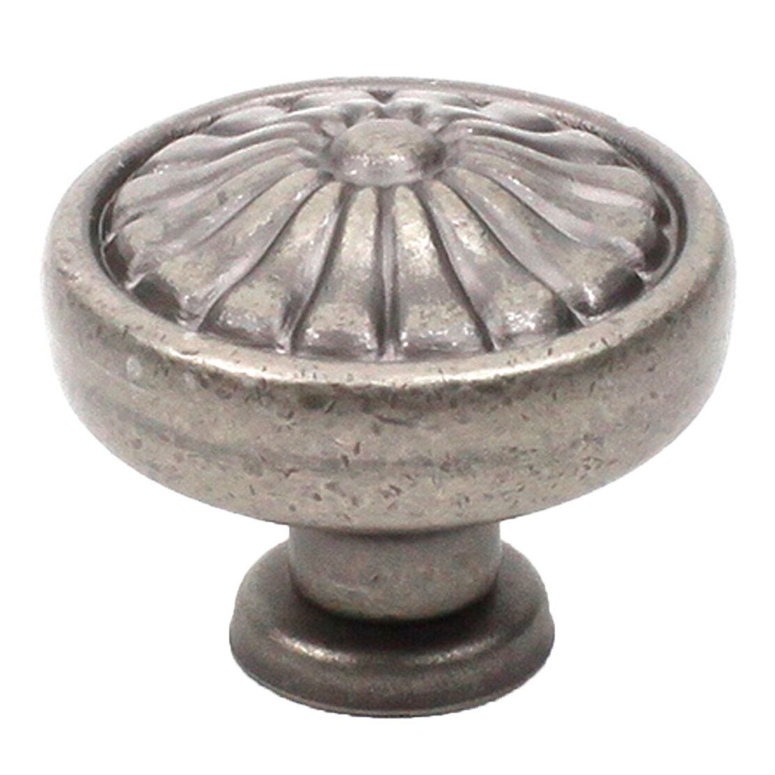 Century Hartford 15326-AP Aged Pewter 1 1/4" Solid Brass Cabinet Knob Pull