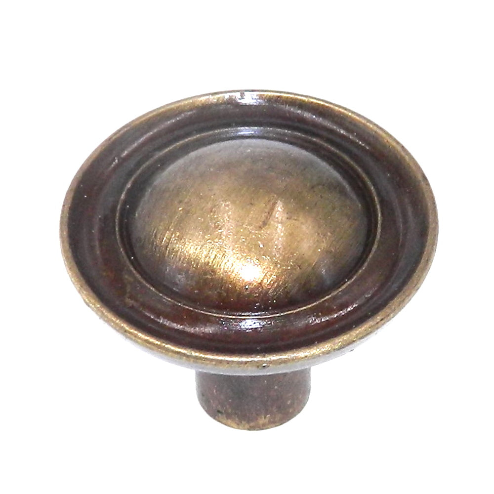 Amerock Allison Antique Brass 1" Round Cabinet Knob 155ABS