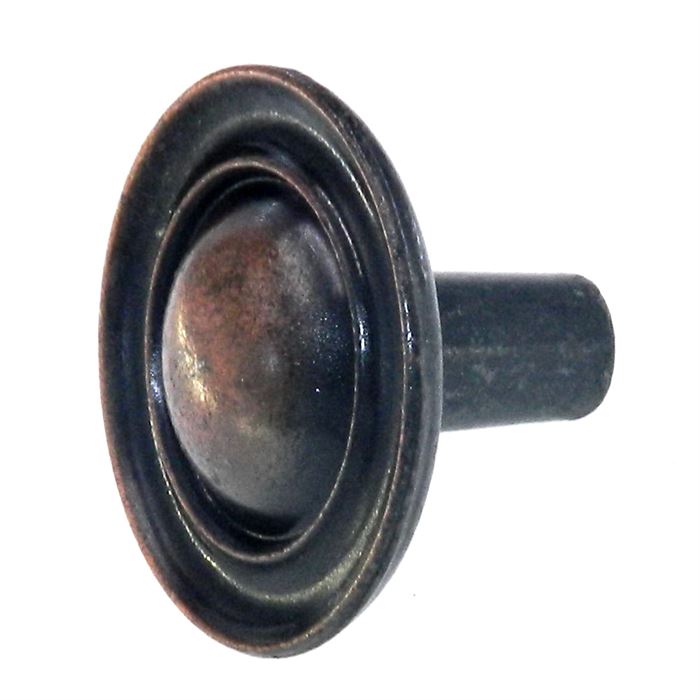 Amerock Allison Antique Copper 1 1/4" Round Cabinet Knob 157ACS