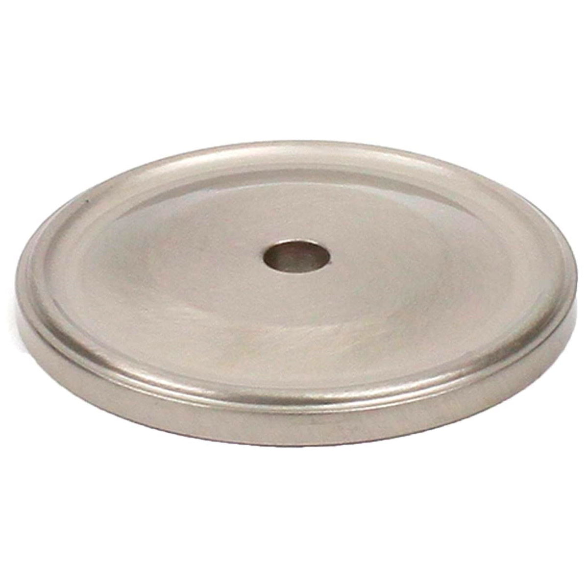 Century Yukon 1-1/2 Inch Diameter Cabinet Knob Backplate 16369-MSN Satin Nickel