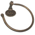 Anne at Home Traditional Corinthia 6 1/2" Bath Towel Ring Bronze Rubbed 1663-3