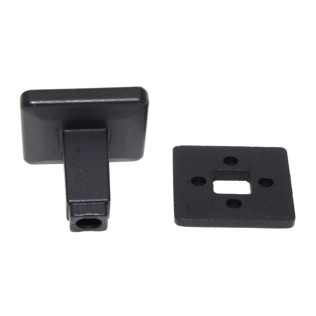 Schaub And Company Grand Rapids 1" Square Cabinet Knob Matte Black 168-MB