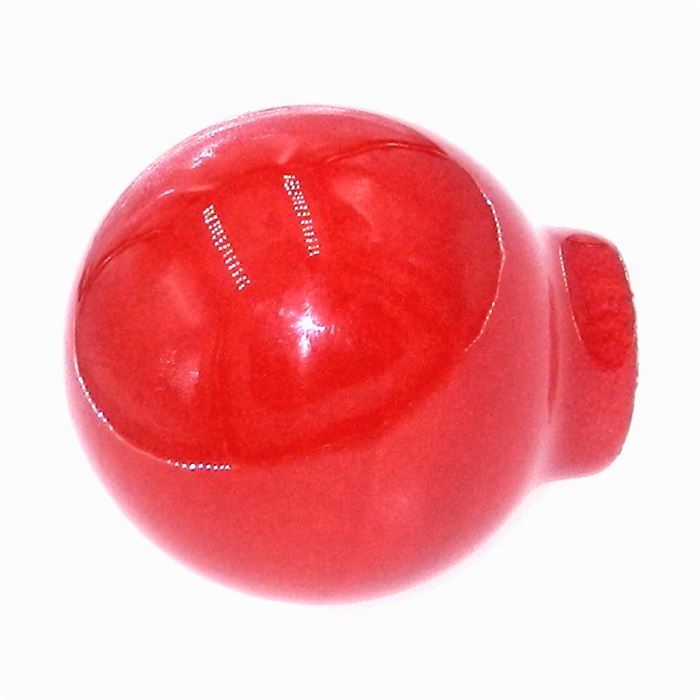 Vintage National Lock 1 7/8" Red Ball Round Ceramic Furniture Knob 178K-RE