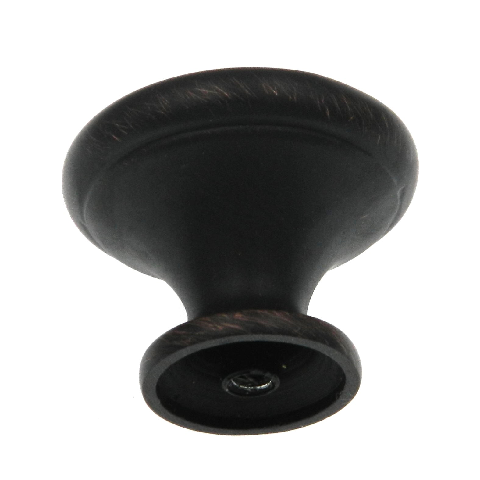 Taymor Oil Rubbed Bronze Round 1 1/2" Cabinet Knob 20-1311ORB