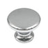 Taymor Polished Chrome Round 1 1/2" Cabinet Knob 20-1311PC