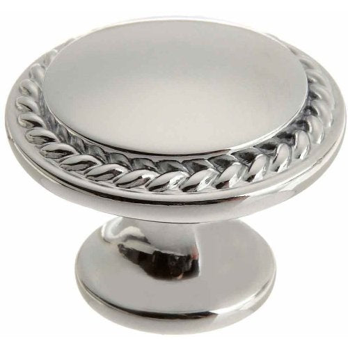 Taymor Nautilus Polished Chrome Round 1 1/4" Cabinet Knob 20-1314PC