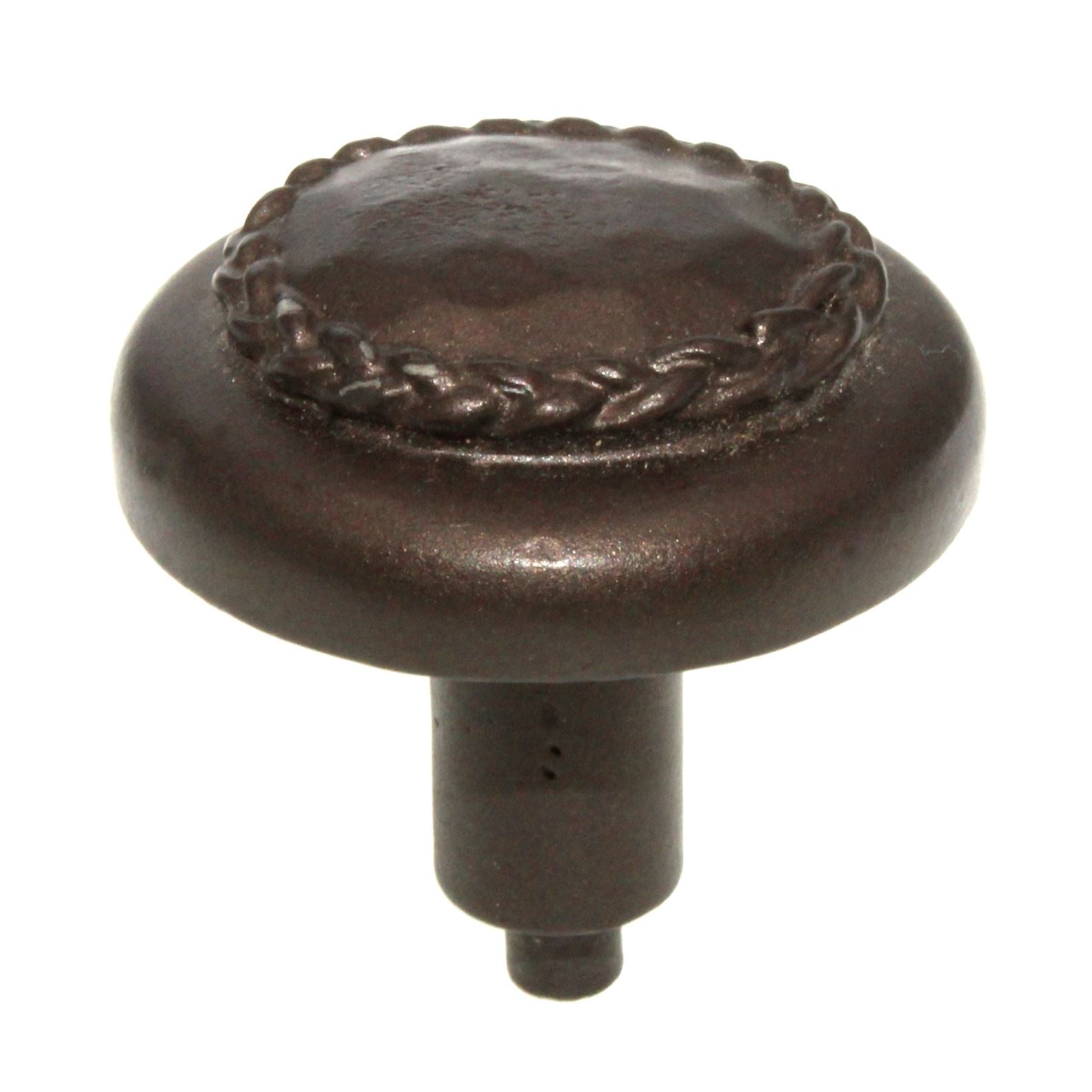 Anne at Home Hardware Deco Bandolier 1 1/2" Rope Cabinet Knob Bronze 203-2