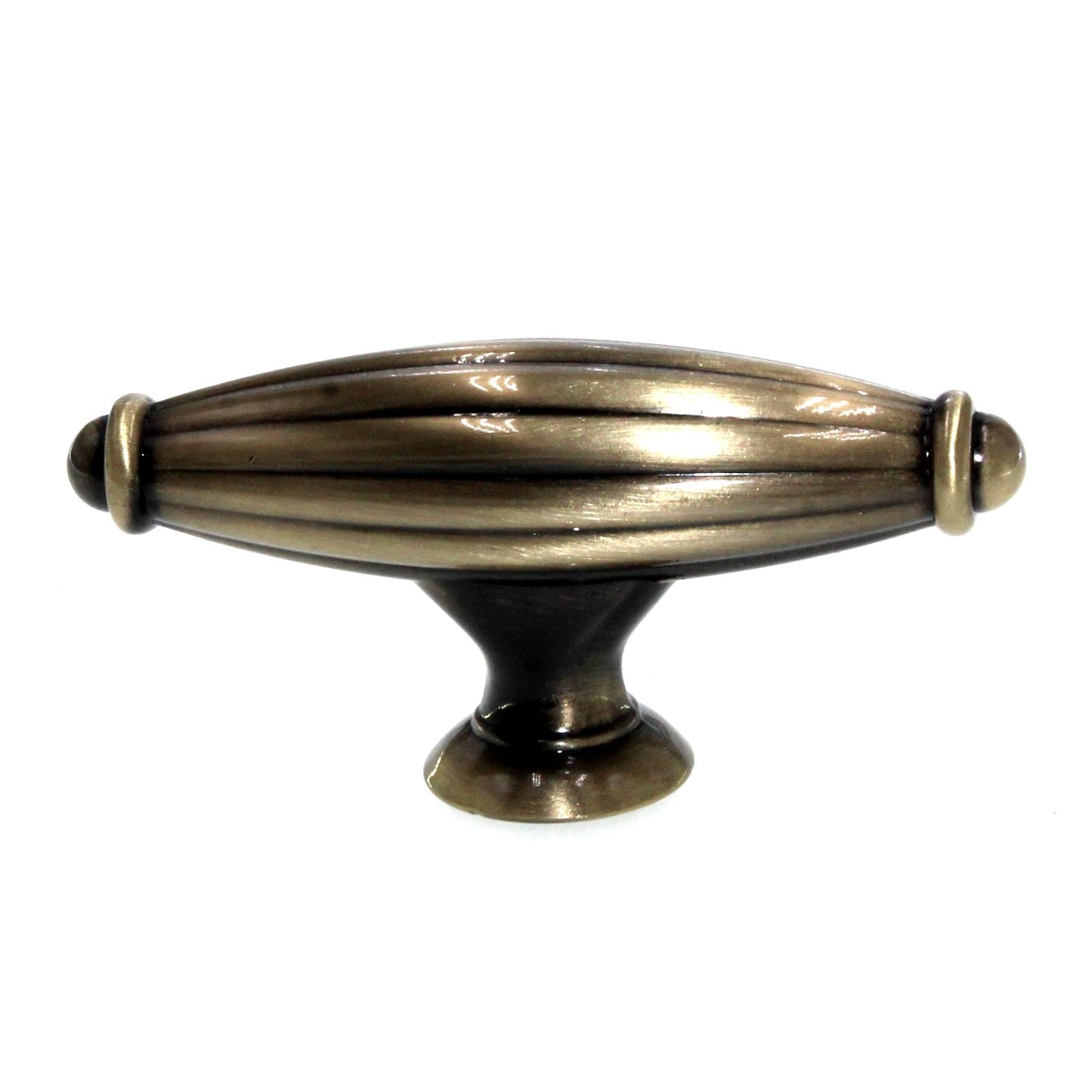 Schaub And Company Manistique 2 5/8" Cabinet T Knob Antique Brass 203-AB