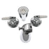 Hardware House Two Handle Solid Brass Tub/Shower Faucet in Chrome Finish 21-9477