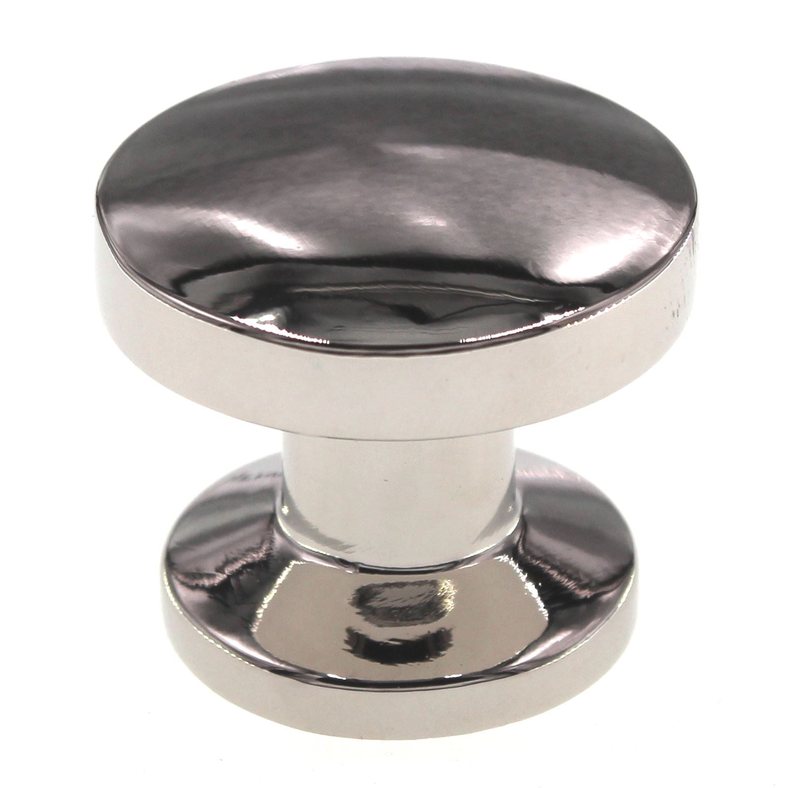 Schaub Northport 1 3/8" Round Solid Brass Cabinet Knob Polished Nickel 211-PN