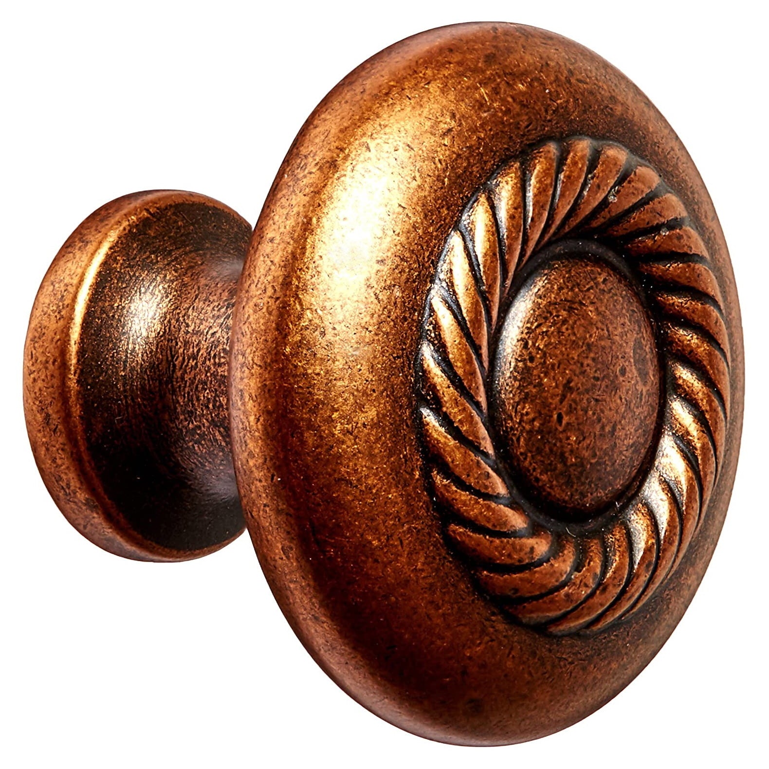 Century Hardware Aztec 21306-AC Antique Copper 1 1/4" Cabinet Knob Pull