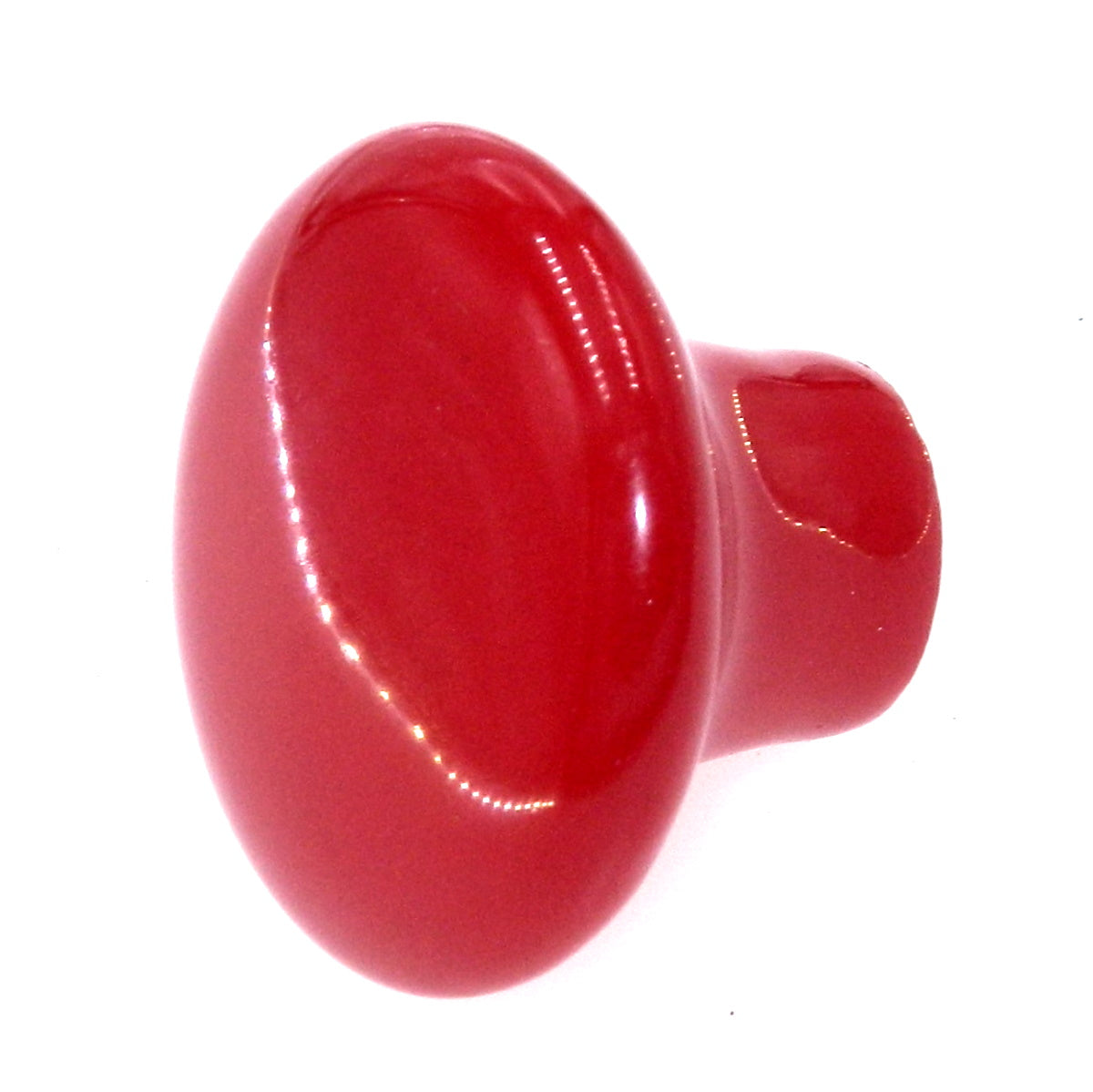 Amerock Allison Red 1 1/2" Mushroom Cabinet Ceramic Knob 217RED