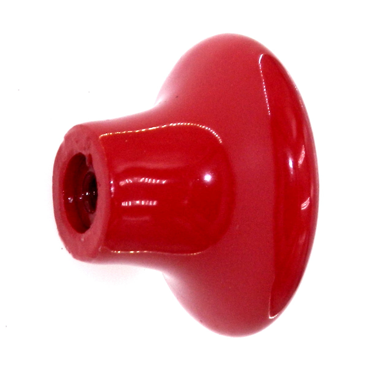 Amerock Allison Red 1 1/2" Mushroom Cabinet Ceramic Knob 217RED