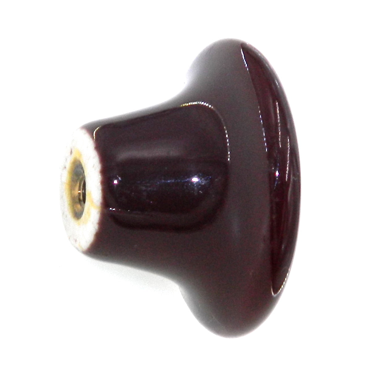 Amerock Allison Brown 1 1/2" Round Mushroom Ceramic Cabinet Knob 217BRN