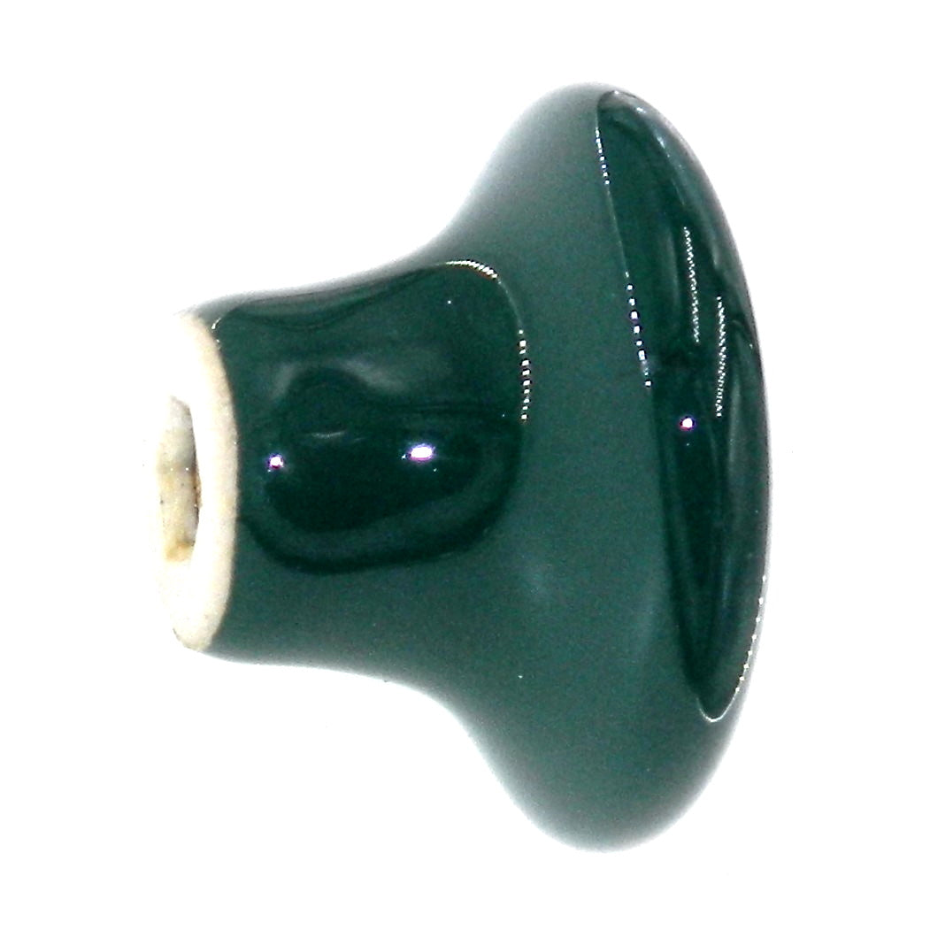 Amerock Allison Hunter Green Ceramic 1 1/2" Round Cabinet Knob 217HGR