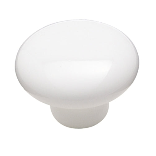 Amerock 217WHT Allison Value Hardware Pomo redondo de gran tamaño, 1-1/2 pulgadas, color blanco