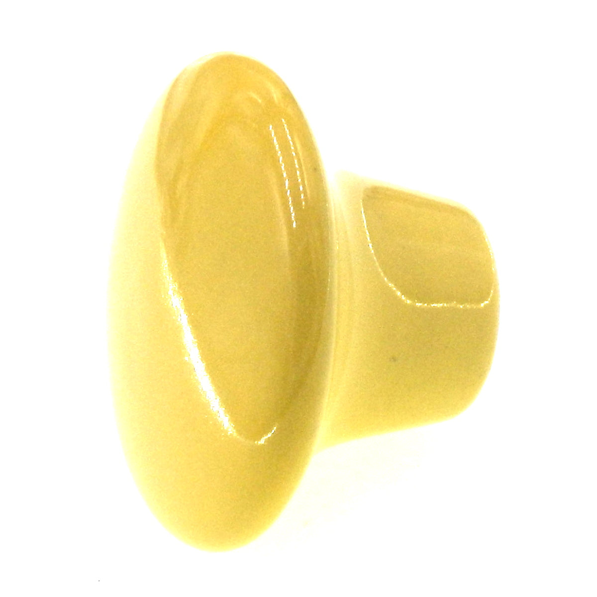 Amerock Allison Yellow 1 1/2" Round Mushroom Ceramic Cabinet Knob 217YLW