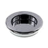 Emtek 2 1/2" Round Sliding Door Flush Recessed Pull Polished Chrome 2211US26