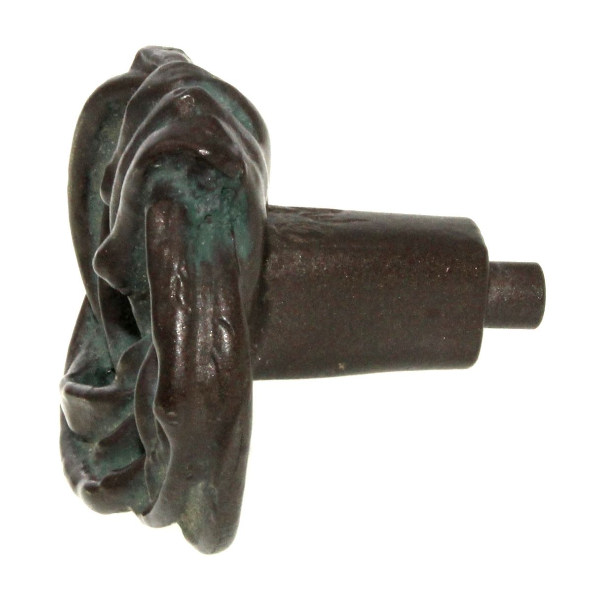 Anne at Home Nature Cottage Vine 1 1/2" Knob Bronze with Verde Wash 223-234