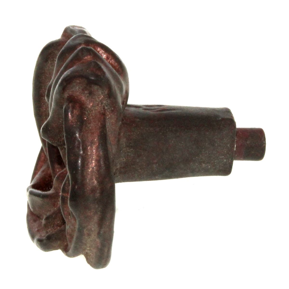 Anne at Home Nature Cottage Vine 1 1/2" Knob Rust with Copper Wash 223-933