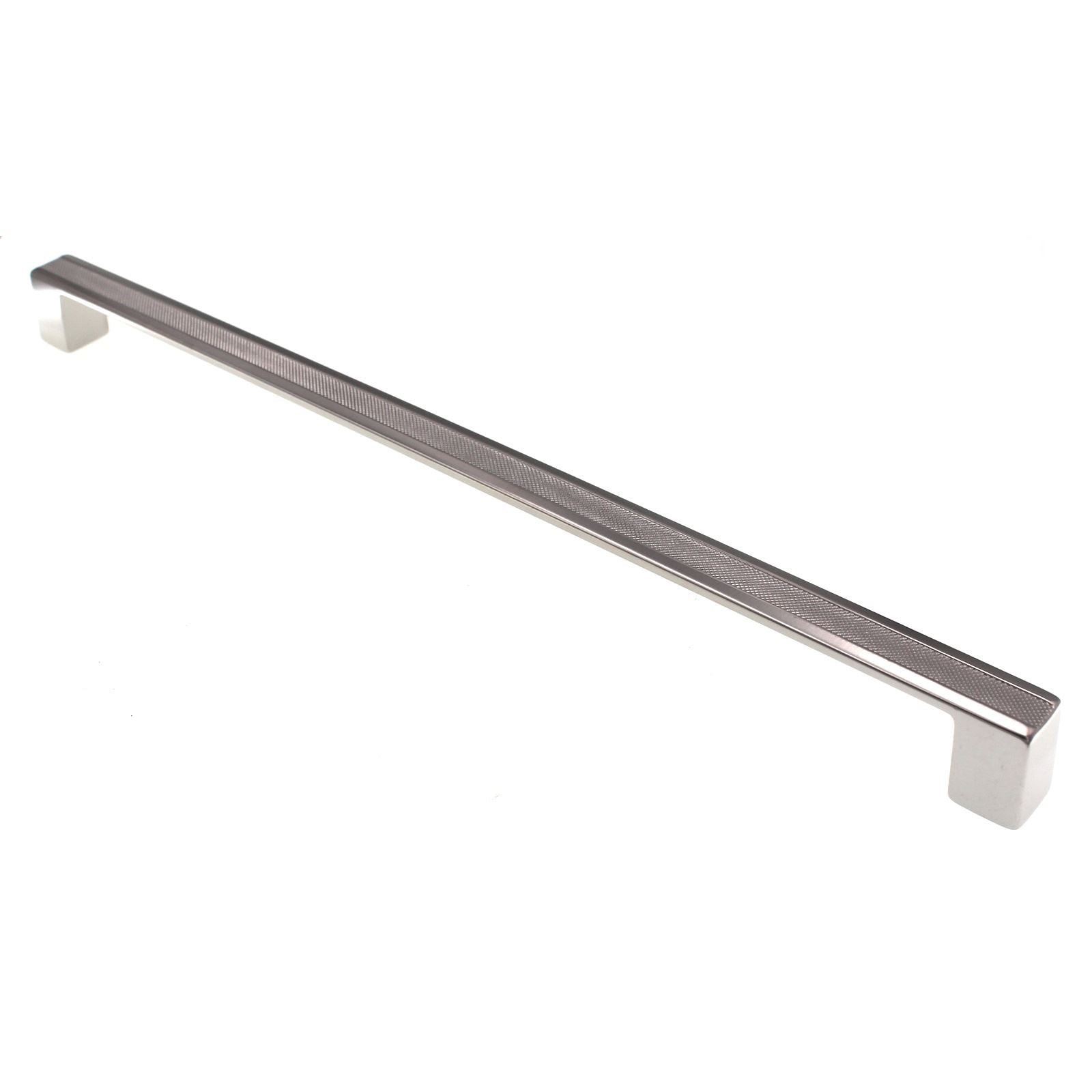 Schaub Classico Cabinet Pull 12 5/8" (320mm) Ctr Diamond Cut Satin Nickel 224-15