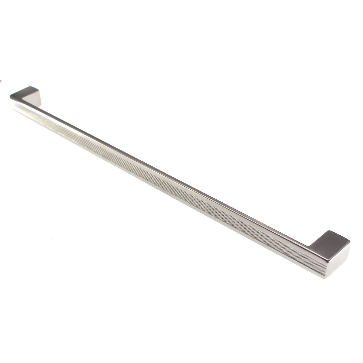 Schaub Classico Cabinet Pull 12 5/8" (320mm) Ctr Diamond Cut Satin Nickel 224-15