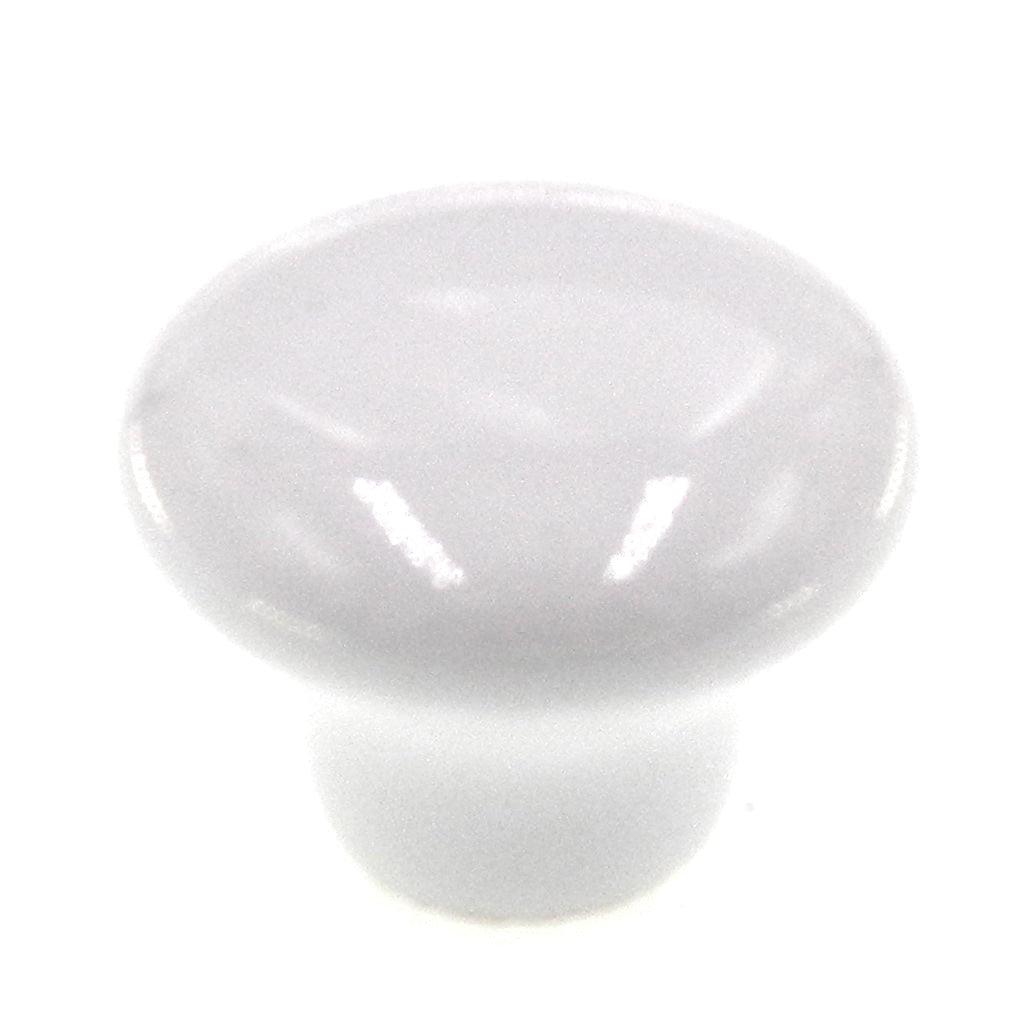 Amerock Allison White 1" Round Mushroom Cabinet Knob 231WHT