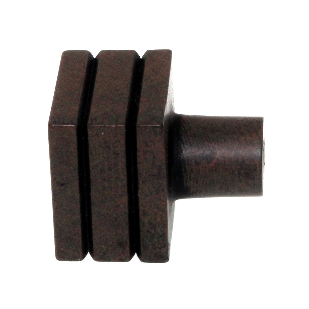 Laurey Kama 7/8" Square Cube Cabinet Knob Rust 23219