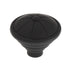 Laurey Kama 1 1/2" Round Button Cabinet Knob Matte Black 23420