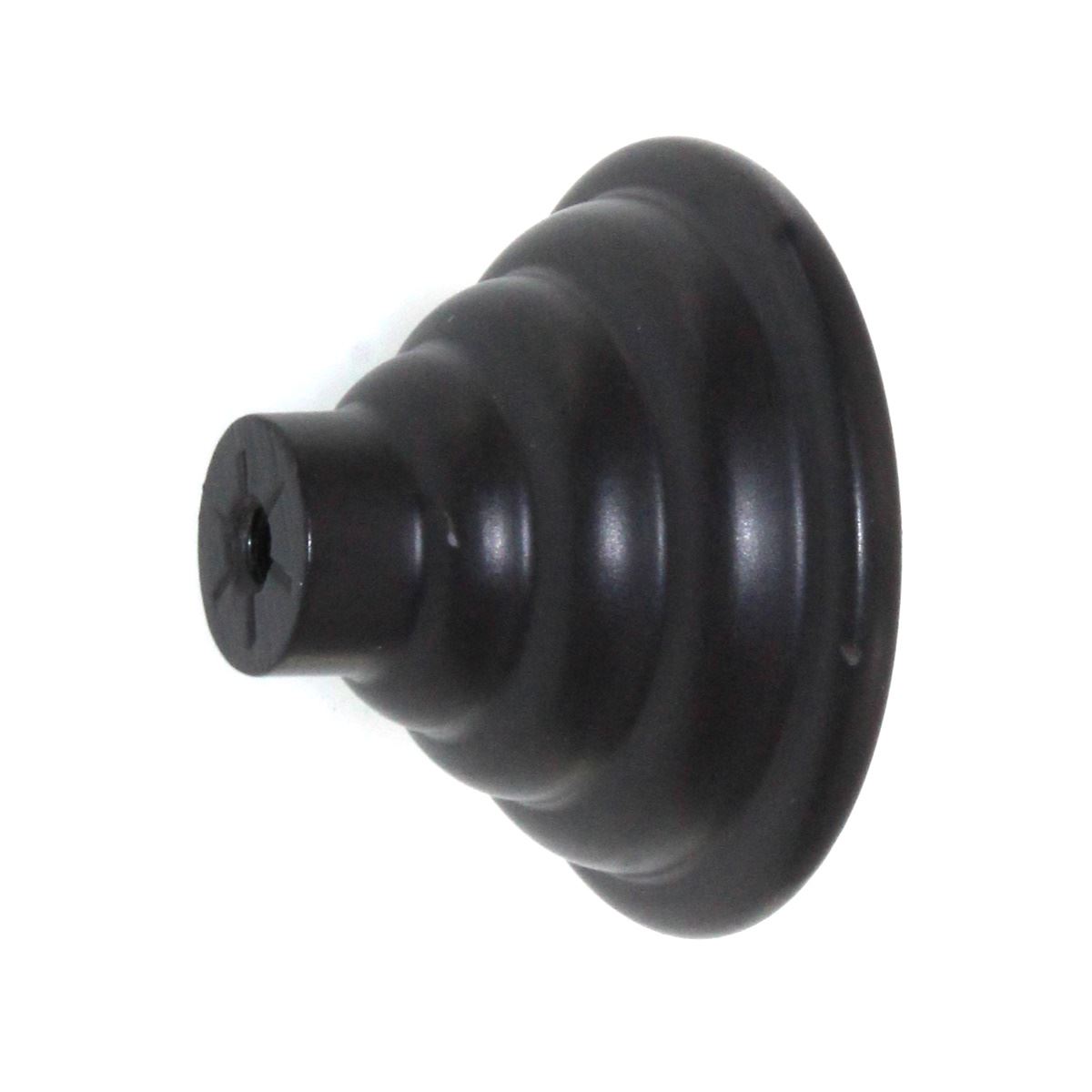 Laurey Kama 1 1/2" Round Button Cabinet Knob Oil-Rubbed Bronze 23466