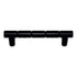 Laurey Kama Matte Black Flower 3" Ctr Cabinet Bar Pull 23520