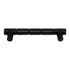 Laurey Kama Matte Black Flower 3" Ctr Cabinet Bar Pull 23520