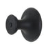 Century Baroque Matte Black 1 3/8" Ringed Button Cabinet Knob 23617-MB