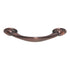 Laurey Windsor Venetian Bronze Flower 3", 3 3/4" (96mm) Ctr Cabinet Pull 24477