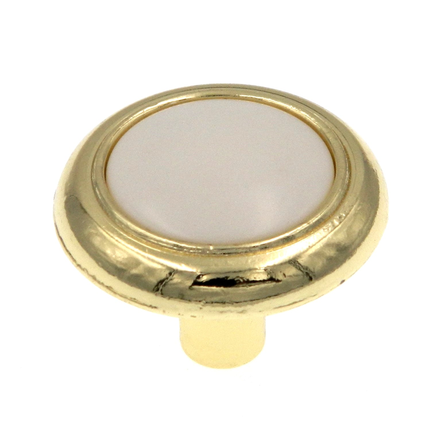 Amerock Allison Polished Brass Designer 1 1/4" Round Cabinet Knob 244WPB