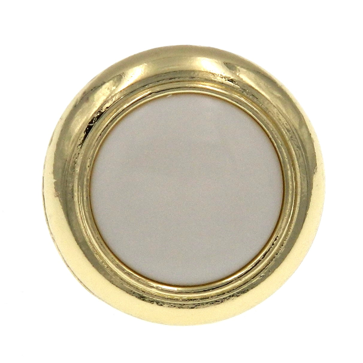 Amerock Allison Polished Brass Designer 1 1/4" Round Cabinet Knob 244WPB