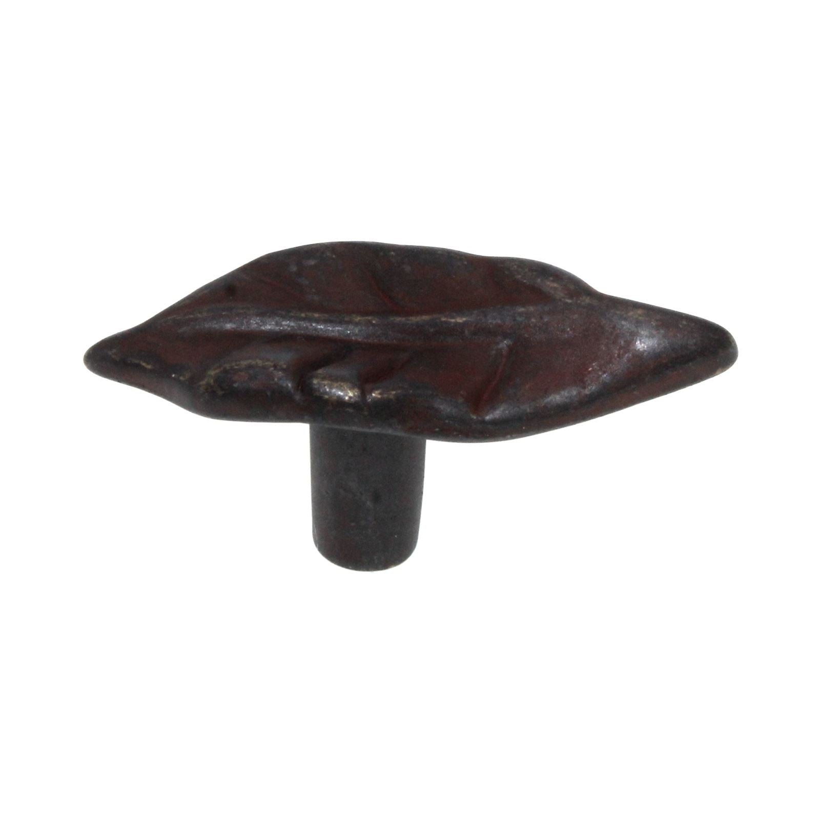 Laurey Windsor Weathered Antique Bronze 2" Leaf Cabinet Knob 24978