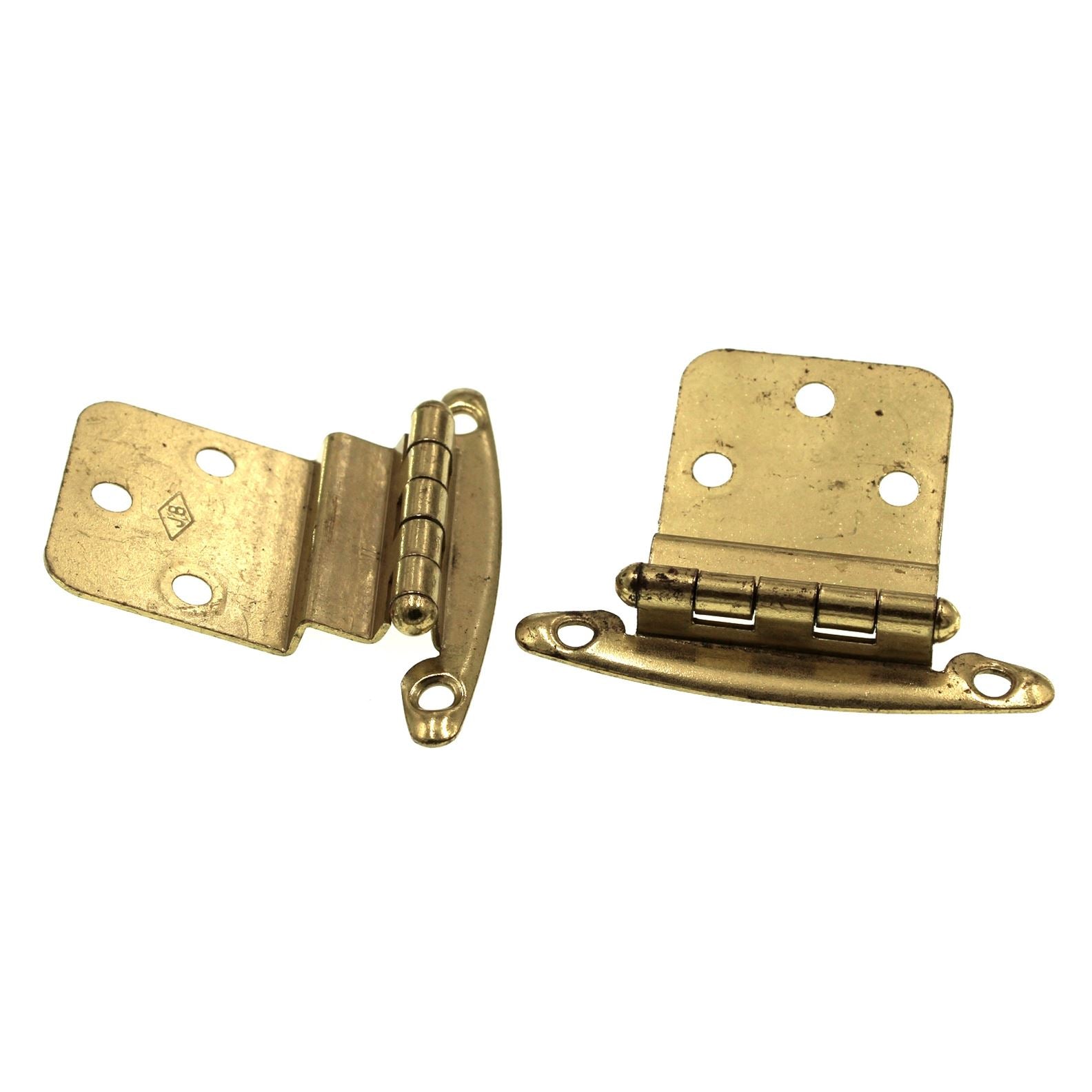 JayBee Mfg Face Mount Free Swing 1/4" Inset Hinges 250-03, 1 Pair