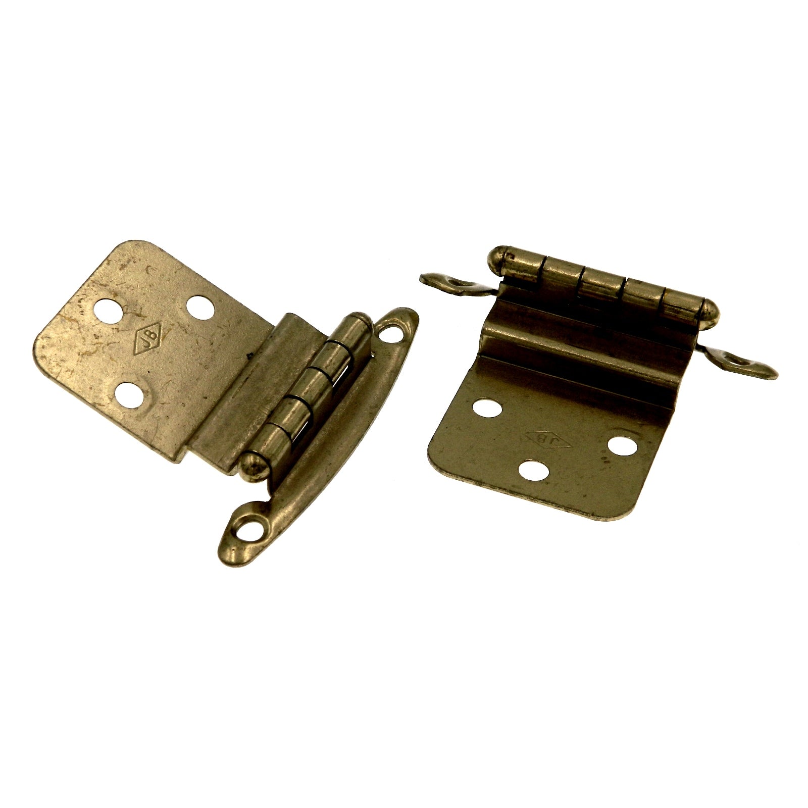 JayBee Mfg Face Mount Free Swing 1/4" Inset Hinges 250-03, 1 Pair